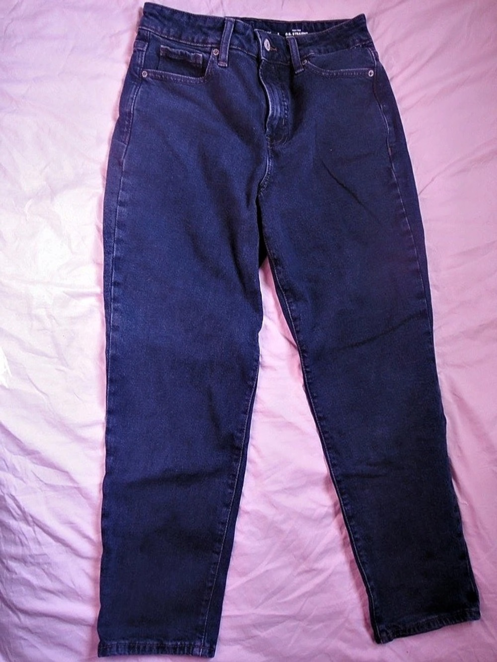 Old Navy O.G. Straight High-Rise Straight-Leg Jeans Size 6 Like New